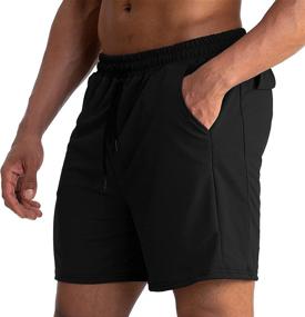 img 1 attached to AITLGINVEN Running Shorts Workout Training Men's Clothing