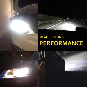 img 2 attached to 🔦 H7 LED Headlight Bulbs: Cool White 6000K, High/Low Beam, 4 Side COB Chips, 12000 Lumens, Bright 6K Auto Car Head Lamp Conversion Kit (Pack of 2)