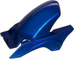 img 1 attached to Yana Shiki HUGSZX140611CPB Candy Plasma Blue ABS Plastic Rear Tire Hugger For Kawasaki ZX-14R