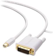 6ft white cable matters mini displayport to dvi cable - thunderbolt 2 compatible logo