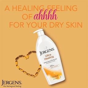 img 1 attached to 🔆 Jergens Ultra Healing Dry Skin Moisturizer, Body & Hand Lotion for Quick Absorption into Extra Dry Skin, 32 oz, with HYDRALUCENCE Blend, Vitamins C, E, and B5