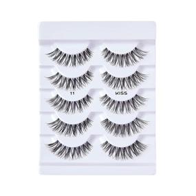 img 2 attached to 💫 Get Stunning with KISS So Wispy Lashes – 5 Pairs (Package May Vary)