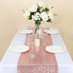 img 3 attached to 🌹 Rose Gold GFCC Table Runner for Improved SEO