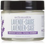 🌿 schmidts natural deodorant lavender ounce: effective odor protection in a natural formula logo