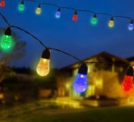 multicolor waterdrop-shaped globe fairy lights for bedroom, plug-in with 30 waterproof leds, 8 modes, ideal for indoor/outdoor home patio wedding christmas tree garden decoration логотип