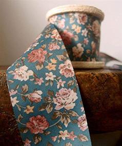 img 1 attached to 🎀 AK Trading Vintage Floral Print Ribbon (Blue) - 2" Width, 10 Yards