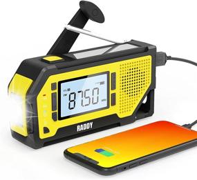 img 4 attached to 📻 [2021 Newest] Raddy NW3 Emergency Radio: NOAA Weather Alert, Solar Phone Charger, Flashlight, SOS Alarm - Perfect for Power Outages, Camping, Survival Kit