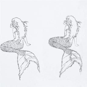 img 1 attached to 🧜 MaGuo Sandbeach Mermaid Scrapbooking Decoration Set: Enhance Your Scrapbooking & Stamping Projects!