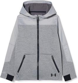 img 4 attached to Boys' Under Armour Swacket: Optimized for Maximum Visibility