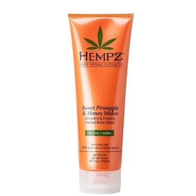 img 4 attached to 🍍 Hempz Herbal Body Wash for Women: Sweet Pineapple & Honey Melon - Creamy, Hydrating with Hemp Seed Oil and Shea Butter - 8.5 fl. oz.