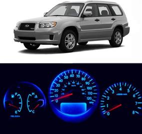 img 4 attached to WLJH Blue LED Dash Lights for 2003-2008 Subaru Forester Instrument Panel - Complete Gauge Backlighting Indicator Bulb Kit (Pack of 20)