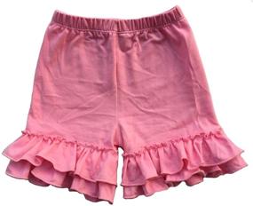 img 2 attached to 🩴 Coralup Ruffles Toddler Leggings: Girls' Clothing for Stylish Trousers