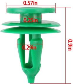 img 3 attached to Гоодил 100 шт. Дверная вкладка Крепежная скоба 6503204 🔧 для Chrysler Jeep WJ Grand Cherokee - Безопасное и легкое решение для установки.