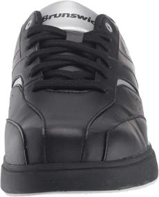 img 3 attached to Brunswick Vapor Bowling Shoes: White Black Men's Athletic Footwear