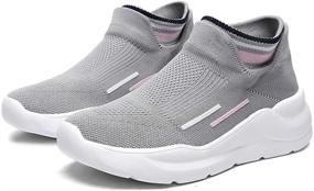 img 3 attached to SANNAX Sneakers Walkingshoes Athletic Breathable Women's Shoes for Athletic