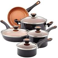 🍳 набор посуды farberware glide copperslide ceramic nonstick из 12 предметов - черный: идеальный кулинарный спутник логотип