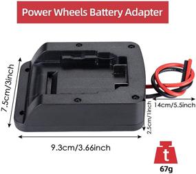 img 1 attached to 🔋 Dewalt 20V Battery Power Wheels Adaptor: Upgrade your Dewalt 18V Dock with 12 Gauge Robotics Capability