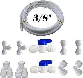 img 4 attached to Enhanced Neeshow 3/8 Inch Quick Connect Water Purifiers Tube Fittings