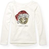 🎄 adorable little christmas t-shirt for girls by children's place - trendy clothing for kids logo