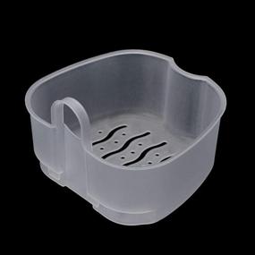img 1 attached to Denture Storage Box with Strainer, Cup, and Basket - Retainer, Cleaning, and Soaking Solution for False Teeth