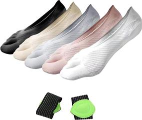 img 1 attached to Breathable Toe Socks Support Low Cut Athletic