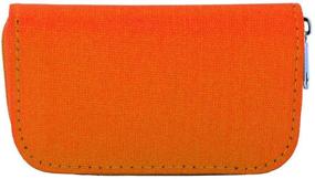 img 2 attached to Emoly Memory Card Carrying Case - Suitable For SDHC And SD Cards - 8 Pages And 22 Slots -Orange