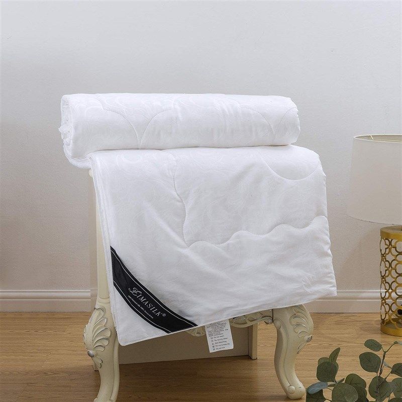 zimasilk mulberry comforter covered natural 로고