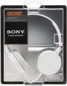 img 1 attached to Sony MDRZX100 ZX Series Stereo Headphones (White)