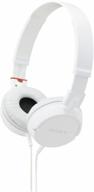 sony mdrzx100 zx series stereo headphones (white) logo