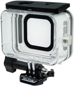 img 4 attached to 🏊 TELESIN Hero 9 Waterproof Housing: Diving Case with Quick Release Mount