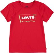 👕 levi's girls' batwing t-shirt: classic comfort and style for young fashionistas logo