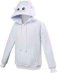 img 3 attached to 🐉 Toothless Hoodie Costume Sweater: Unleash Playful Fun with Eusnady Dress Up!