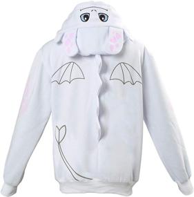 img 1 attached to 🐉 Toothless Hoodie Costume Sweater: Unleash Playful Fun with Eusnady Dress Up!