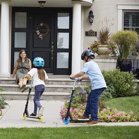 img 2 attached to 🛴 RideVOLO K05 Kick Scooter: Suitable for 4-9 Years Old, Lightweight Aluminum Frame, Flash Wheels, Adjustable Heights, ABEC-5 Bearings - Max Load 110lbs