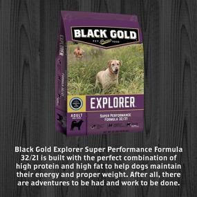 img 2 attached to 🐕 Unleash Your Dog's Potential with Black Gold Explorer Super Performance Recipe 32/21 Dry Dog Food