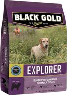 🐕 unleash your dog's potential with black gold explorer super performance recipe 32/21 dry dog food logo