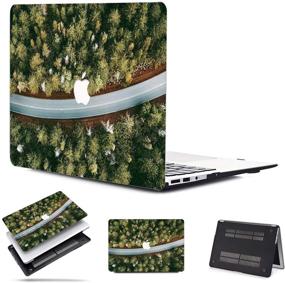 img 4 attached to PapyHall Old MacBook Pro 13 Inch Plastic Shell Cover Only Compatible 2008-2012 Release MacBook Pro 13 Inch CD-ROM (No Retina/Touch) Model: A1278 Forest Road