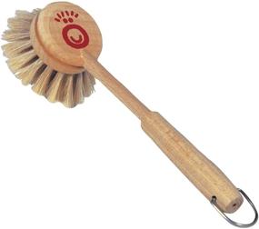 img 3 attached to REDECKER Horsehair Children's Dish Brush: Ergonomic Design, Natural Bristles, 8 inches, Made in Germany