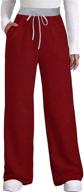 dofaoo women's winter pants: stylish lounge wide 👖 leg sweatpants with pockets & elastic waist – sizes s-3xl logo