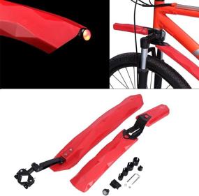 img 1 attached to Adjustable Bicycle Mudguard Mountain Taillight