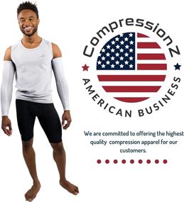 img 1 attached to 👕 CompressionZ Short Sleeve Men's Compression Shirt - High-Performance Athletic Base Layer