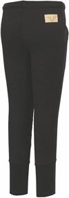 img 1 attached to TuffRider Children's Unifleece Pull-On Stretch Fleece Knee Patch Winter Breeches: Warm & Comfortable Riding Pants for Kids