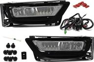 🚘 набор дополнительных фар rp remarkable power fl7046 для honda accord 4-door 2013-2015 - кристально чистый логотип