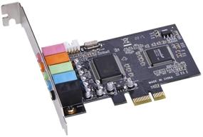 img 1 attached to Optimal Shop PCIe Sound Card: High-Quality 5.1 Internal Audio Card for PC Windows 7