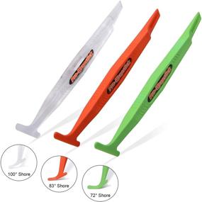 img 1 attached to 🧲 Gomake Wrap Stick Magnet Micro Mini Squeegee Pack of 3 with Exclusive Wrap Slip Cut Clipper Design to Ensure Precision and Efficiency