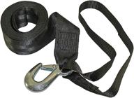 🔗 fulton 501208 winch strap - 2" x 12" with hook and loop fastener logo
