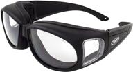 👓 outfitter clear motorcycle glasses: perfect fit for over-prescription eyewear logo