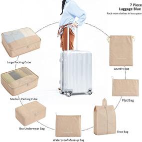 img 1 attached to 👜 Lightweight Suitcase Organizer Accessories by Toitetry