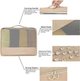 img 2 attached to 👜 Lightweight Suitcase Organizer Accessories by Toitetry