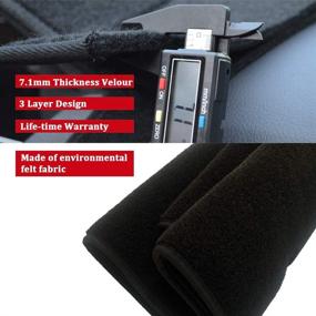 img 2 attached to HanLanKa Carpet Dashboard Cover Toyota